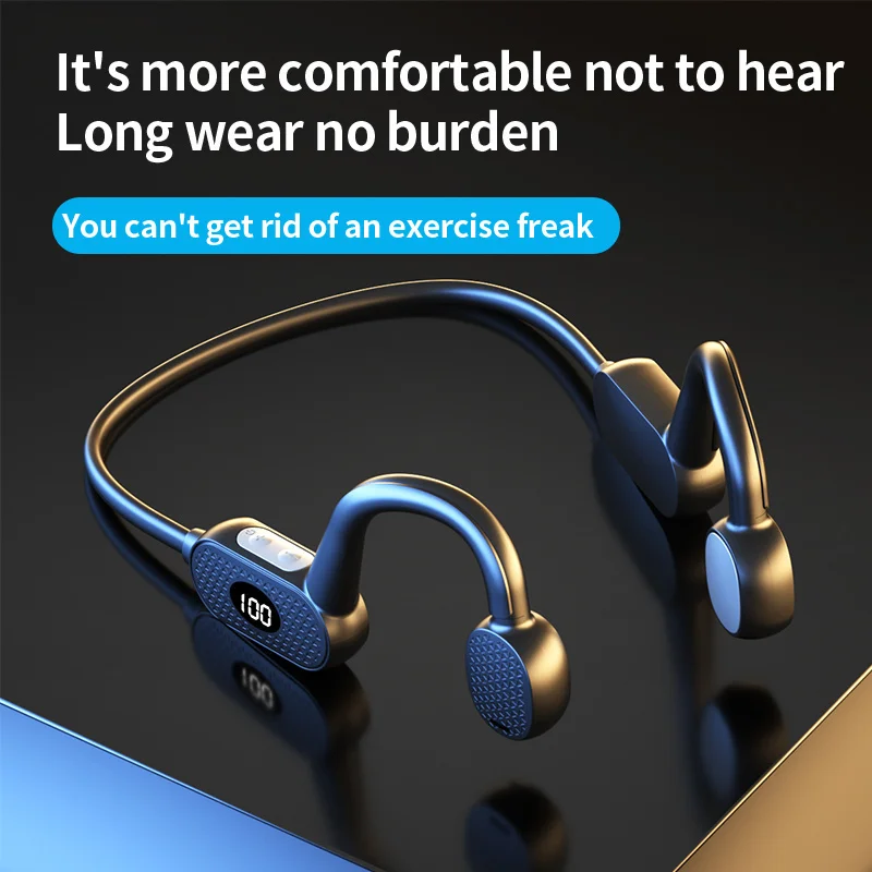 VG03 slušni aparat slušalice TWS Bluetooth bežična slušalica koštane vodljivosti uho kuka sportski vodootporne tv slušalice Ugrađena baterija0