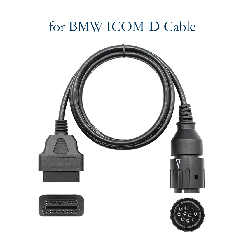 Motocikl Kabel za BMW motocikala ICOM D OBD2 Konektor 10-Pinski Adapter OBDII Dijagnostički Produžni kabel 10Pin-16Pin Savršeno0
