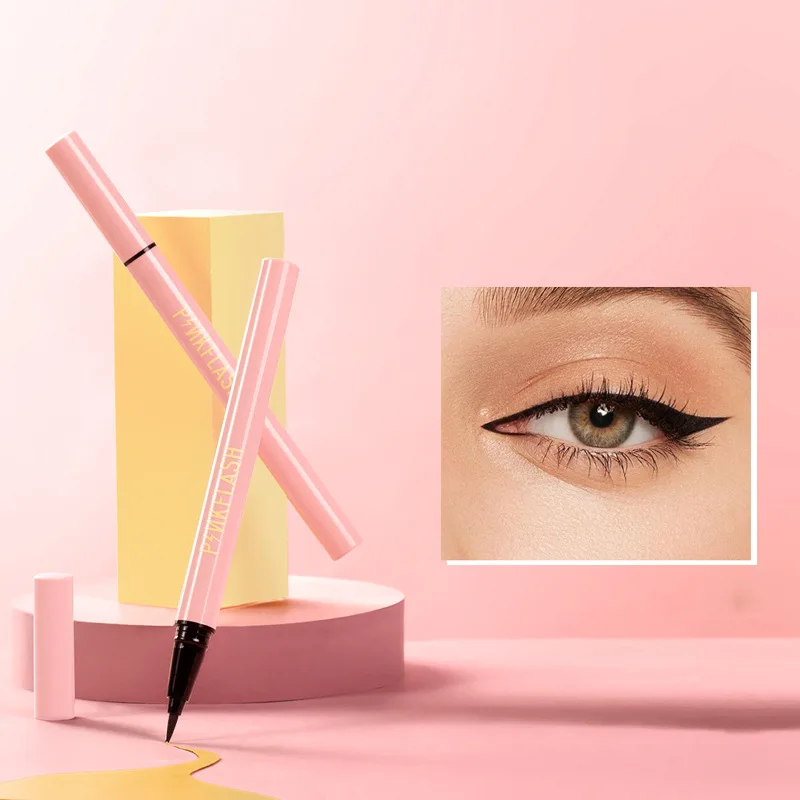 Crna uporne olovka za eyeliner za oči, lijeni vodootporna olovka za oči, otporan na znoj, kozmetički tekućina za šminkanje TSLM10