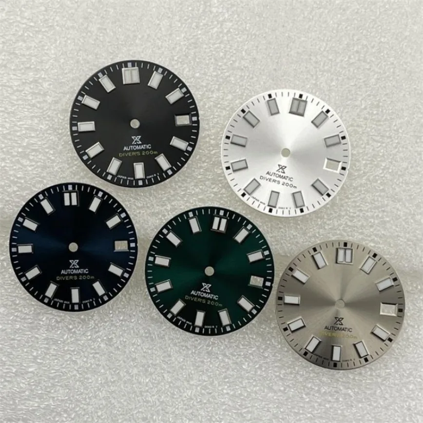 Pribor za sat brojčanik 28,5 mm, bijela, crna, siva, plava, mehanički brojčanik, zelena za mehanizam NH35 /NH360