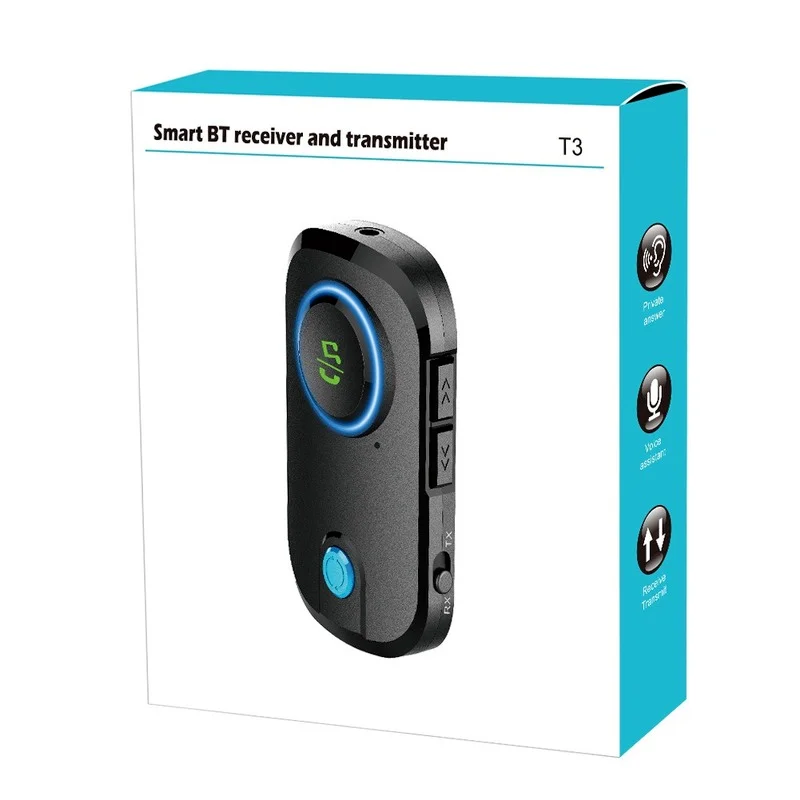 T3 Novi Bluetooth prijemnik-predajnik Auto Bluetooth primopredajnik Dva u jednom Bluetooth adapter4