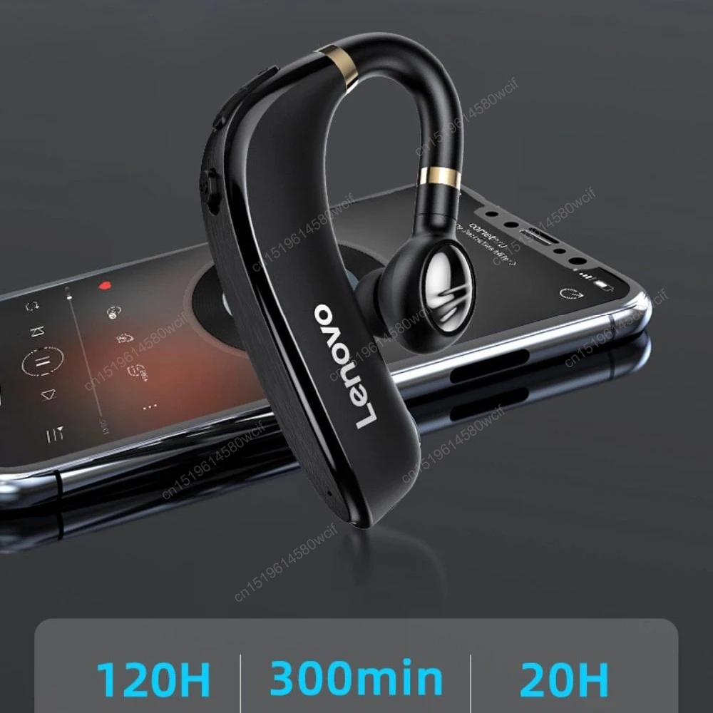 5 kom. slušalice Lenovo HX106 HD Poziv Bežični uho kuka Bluetooth 5.0 Slušalice sa mikrofonom za Hi-Fi stereo vožnje čepići za uši3