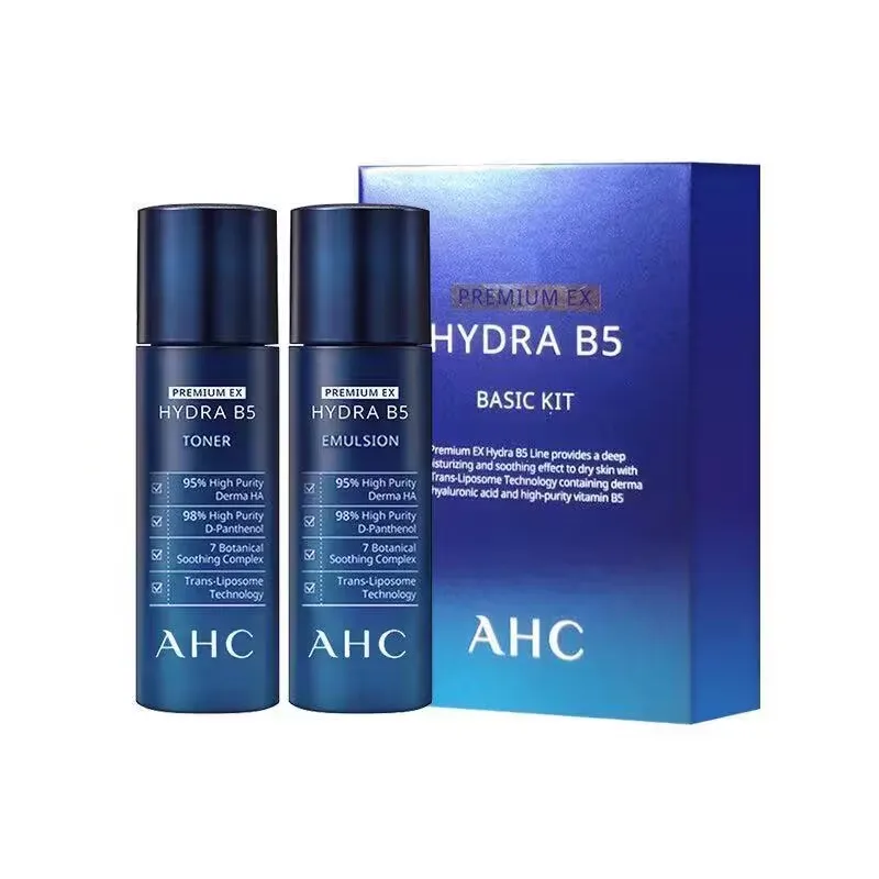 Korejski kozmetika AHC PREMIUM EX HYDRA B5 POSEBAN SET tonera 60 ml + emulzija 60 ml uzoraka setovi za njegu kože Moisturizers0