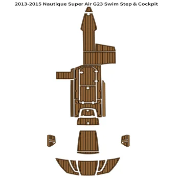 2013-2015 Nautique Super Air G23 platforma za kupanje, kokpit, mat brod, krpelj pod EVA