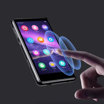 2023 Novi MP3 player sa omogućenom tehnologijom Bluetooth s Visokom rezolucijom i Puni zaslon osjetljiv na Dodir, Ugrađeni Zvučnik, music Player bez gubitaka Hi-Fi