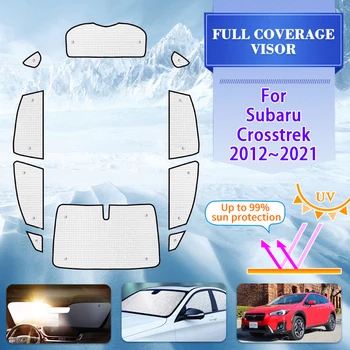 Anti-UV Auto Potpuno Zatamnjenje Prozora Za Subaru XV Crosstrek GP GT 2012 ~ 2021 Auto Štitnik Za sunce Štitnik Za sunce Naljepnica Sjedalo dodatna Oprema