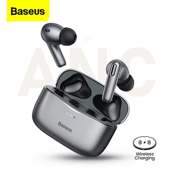 Baseus S2 TWS ANC Bluetooth 5,0 Ove Bežične Slušalice S Aktivnim Buke Slušalice Ožičen Slušalice Hi-Fi Audio Dodirna Slušalice