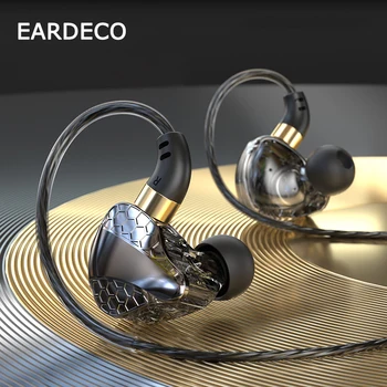 EARDECO 3,5 mm Slušalice putem ožičenih Slušalica s Mikrofonom, Bas, Stereo Žičane Slušalice Slušalice Uho Kuka Sportske Slušalice za Telefon, slušalice