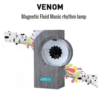 Glazbeni ritam Venom Soundbox magnetskom tekućinom od svijetlog drveta, stolni zvučnik, affiliate soundbox, kreativne dekoracije, декомпрессионная igračka