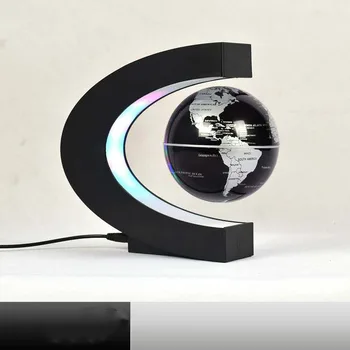 Globus magnetskom левитацией, karta svijeta s led pozadinskim osvjetljenjem, a na poklon od EU Plug Y4UD