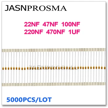 JASNPROSMA osi monolitni keramički kondenzator od 5000 kom. 50 22NF 47NF 100NF 220NF 470NF 1 μf 223 473 104 224 474 105 10% K 20% M