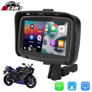 Moto GPS 5-inčni uređaj za moto Prijenosni vodootporan bežični uređaj za motokros Android Auto GPS Screen
