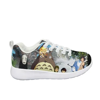 Nopersonality Japan Liječenje Anime Totoro Print Prozračna Cipele Na Meke Cipele Za Hodanje otporna na habanje Udobnu, Sportsku Obuću za Djecu