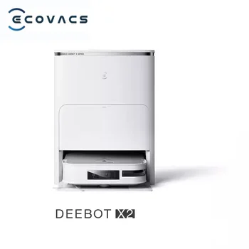 Novi originalni robot-usisavač ECOVACS DEEBOT X2 PRO, robot-подметальщик, pranje toplom vodom, grimase za čišćenje i sušenje prašine, integracija