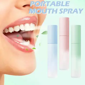 Prijenosni Sprej za usta s пробиотическим Освежителем masku Za uklanjanje Neugodnih mirisa Iz Usta Bijele Breskve i Osvežavajuće odlicno Long-las C7R8