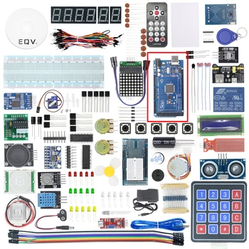 Projekt EQV MEGA 2560 Je Pun Starter kit za Arduino Mega2560 Nano s PŠENICA LCD1602 / Ultrazvučni senzor / Study guide