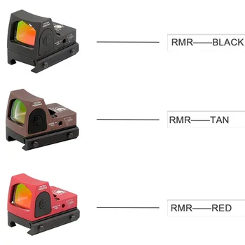 RMR Crvena Spot Vid 5MOA za TS9 TH9 TH380 G2C G3 Glock BERETTA APX Optički Ciljnik Osnovna Airsoft Puška 1913 Pričvršćivanje pogodan za 20 mm Vodilice Weaver