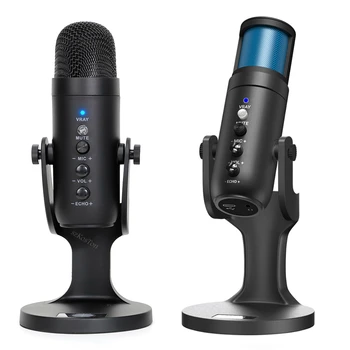 USB mikrofon uređaji studio snimanje Profesionalni kondenzatorski mikrofon za PC računalo video Karaoke pjevanje mikrofon streaming igara